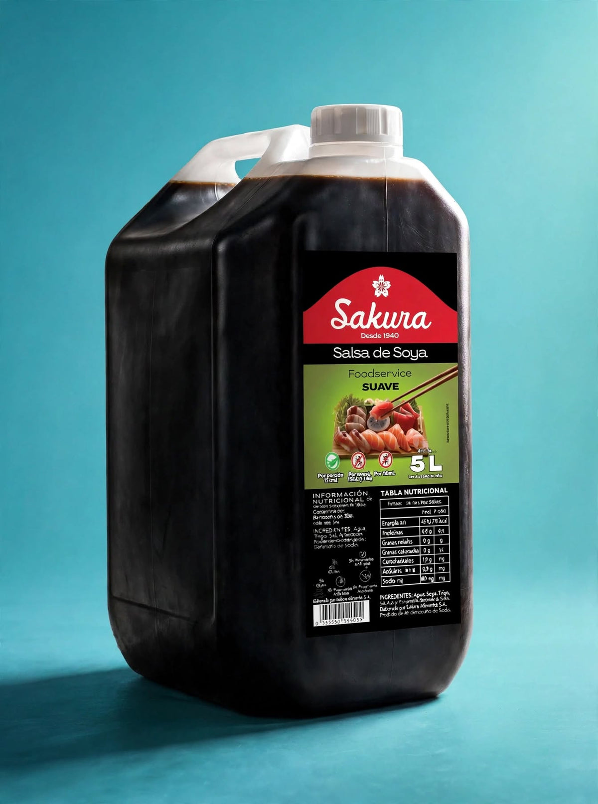 Bidón Salsa de Soya Sakura 5 Litros Foodservice