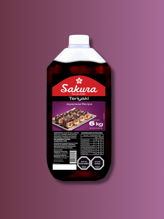 Bidón Salsa Teriyaki Sakura 6Kg